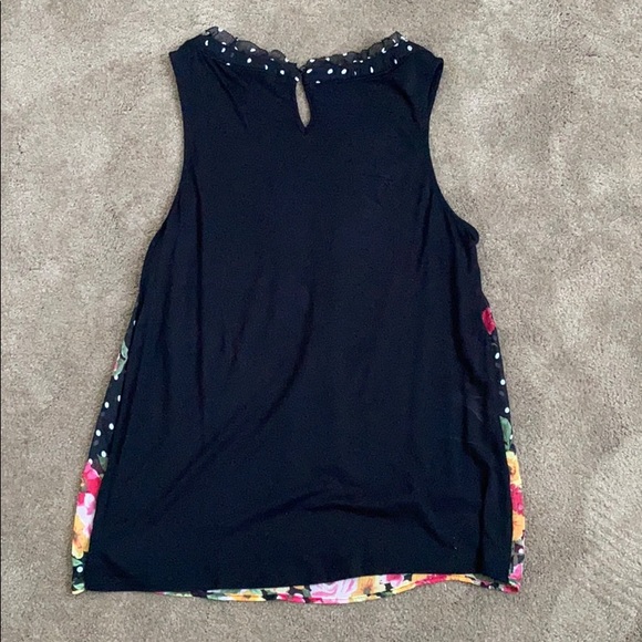 Elle Floral sleeveless ruffle neck top - Picture 10 of 11